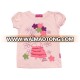 Fashion beautiful cheap baby shirt cotton,girl t shirts printed designs