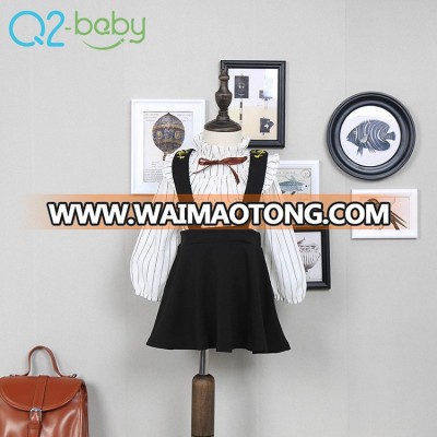 China factory supply college winds girls children thin clothes clothing dress sets in stock